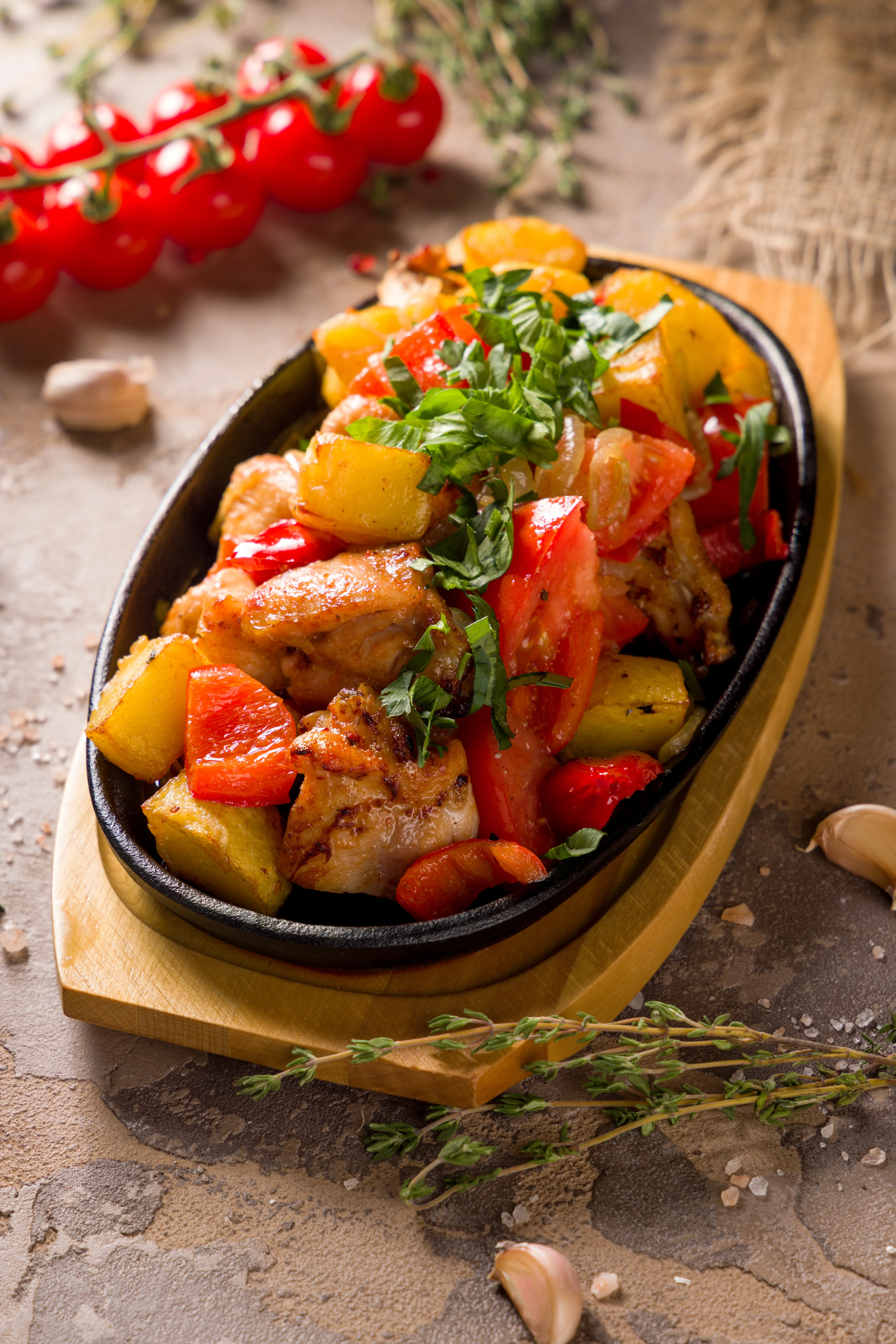 Жаркое из курицы (вариант)